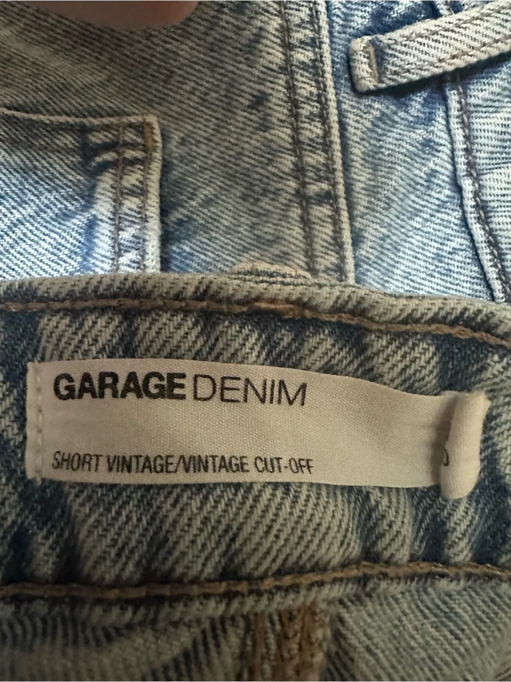 Garage Vintage Cutoff Denim Shorts